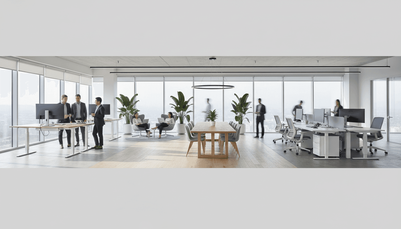 Modern warehouse interior with organized shelves
